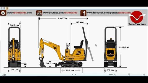 JCB MICRO Mini Excavator Specs & Dimensions :: RitchieSpecs